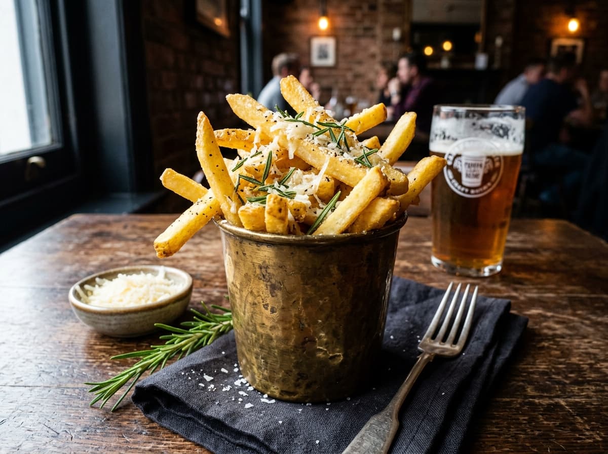 Hand-Cut Truffle Herb Fries